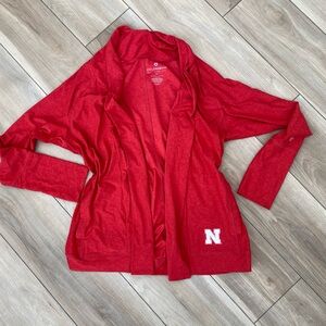 Colosseum Women's Red Cardigan